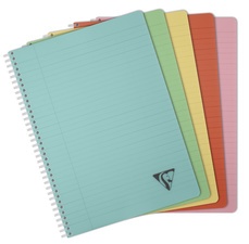 Clairefontaine Spiralbuch LINICOLOR, DIN A4, sortiert