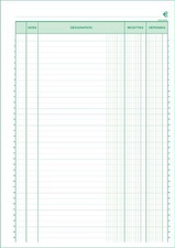 EXACOMPTA Manifold "Recettes et Dépenses", 297 x 210 mm