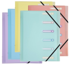 EXACOMPTA Ordnungsmappe Chromaline, A4, 6 Fächer, sortiert