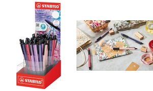 STABILO Druckkugelschreiber pointball NatureCOLORS, Display