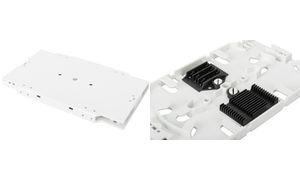 DIGITUS LWL Spleißkassette, für 12 Fasern, unbestückt, weiß
