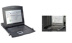 DIGITUS 19" Modulare Konsole mit KVM-Switch, 1-Port