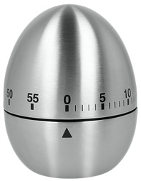 metaltex Eieruhr, mechanisch, Eiform, 60 Minuten