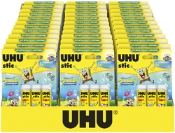 UHU Klebestift stic Spongebob, 3 x 8,2 g, 36er Display
