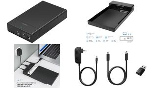 LogiLink USB 3.2 Festplattengehäuse, HDD/SSD, 5 Gbps