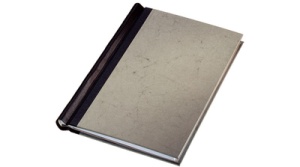 LEITZ Klemmbinder, DIN A4, Deckel grau, Rücken schwarz