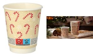 PAPSTAR Papp-Trinkbecher "Candy Canes", 0,2 l