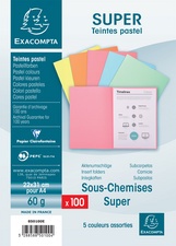 EXACOMPTA Aktendeckel SUPER 60, DIN A4, 60 g/qm, lila