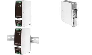 LogiLink Hutschienen-Netzteil, 120 Watt, 48 Volt, weiß