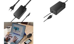 LogiLink Netzteil für Surface Notebooks, 65 Watt, schwarz