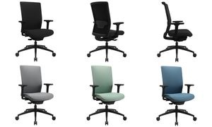 Topstar Bürodrehstuhl "Sitness Airwork G", schwarz / grau