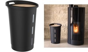 EDA Pellets-Aufbewahrungsbox, 38 Liter, schwarz