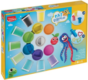 Maped Creativ Maxi-Spielknete-Set mit Knetzubehör, 32-teilig