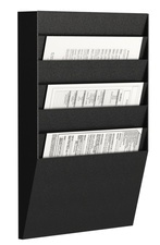 PAPERFLOW Wand-Sortiertafel 6 Fächer, A4 quer, grau