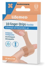 Lifemed Finger-Strips "Flexible", hautfarben, 10er