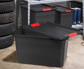 keeeper Aufbewahrungsbox "eckhart", 12 Liter, graphite/rot