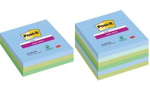 Post-it Haftnotizen Super Sticky Notes, 101 x 101mm, liniert