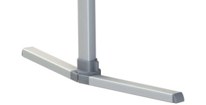 FRANKEN Standbeine für Tafel PRO, klappbar, Aluminium