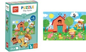 APLI kids Lernpuzzle "The Farm", 24 Teile