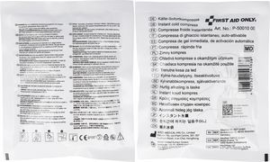 FIRST AID ONLY Sofort-Kälte-Kompresse, 153 x 125 mm, weiß