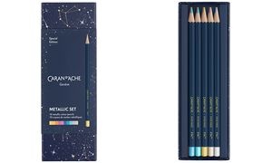 CARAN D'ACHE Buntstifte COSMIC BLUE, 10er Set