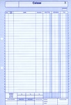 ELVE Manifold Journal de caisse, 297 x 210 mm, dupli