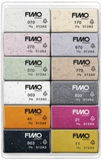 FIMO EFFECT Modelliermasse-Set "Boho Colours", 12er Set
