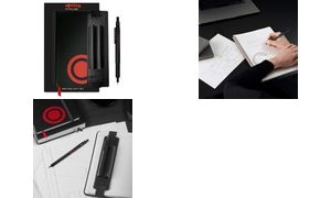 rotring Druckkugelschreiber 600, schwarz, Geschenkset