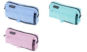herlitz Schlamper-Etui mit Netztasche "Pastell Mix"
