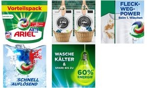ARIEL Waschmittel Pods All-in-1 Pods Universal+, 60 WL