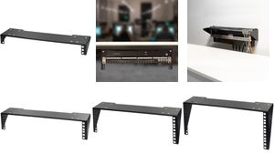 LogiLink 19" Rack zur Untertisch-/Wandmontage, 4 HE, schwarz