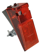 FISCHER Dynamo-LED-Rückleuchte, mit integriertem Reflektor