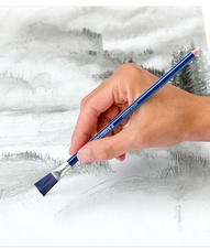 STAEDTLER Radierstift Mars rasor, blau, mit Bürstchen