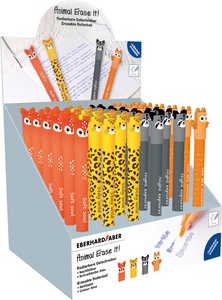 EBERHARD FABER Gelschreiber Animal Erase it!, 36er Display