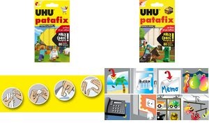 UHU Klebepads patafix "MINECRAFT", wieder ablösbar, gelb