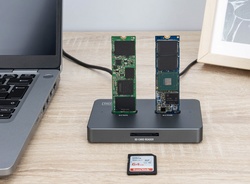 DIGITUS 3in1 M.2 NVMe + M.2 SATA SSD Docking Station