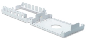 DIGITUS Aufputzbox für Keystone Module, 6 x RJ45, reinweiß