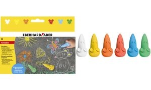 EBERHARD FABER Straßenmalkreide Maus, 6er Kartonetui