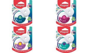 Maped Kunststoff-Radierer Zenoa, inkl. Nachfüllung, weiß