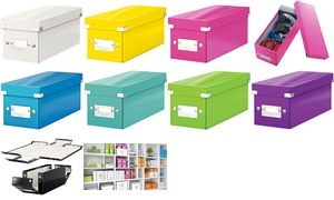LEITZ CD-Ablagebox Click & Store WOW, gelb