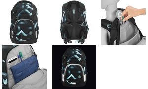 coocazoo Schulrucksack MATE Laser Lights