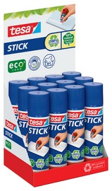 tesa ecoLogo Stick Klebestift, 20 g, Thekendisplay