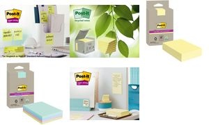 Post-it Haftnotizen super sticky Recycling notes, liniert