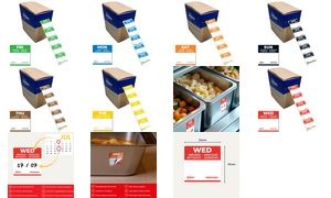 AVERY Tages-Etiketten FRI, 25 x 25 mm, grün