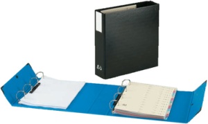 Arianex by extendos Doppelordner, schwarz