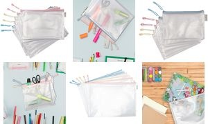 djois Reißverschlusstasche ZIPPER Pastell, DIN A5, PVC