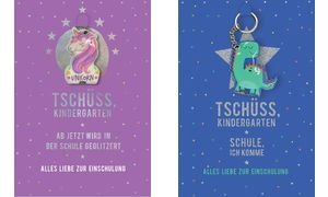 CACTUS Schulanfangs-Grußkarte "Einhorn"