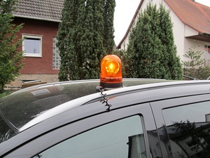 IWH KFZ-Rundumleuchte, orange, 12 V / 55 Watt