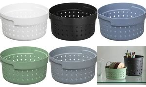 NHG Aufbewahrungskorb SEOUL ROUND ORGANIZER S, PP, blau