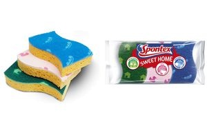 Spontex Schwamm-Set Sweet Home, 3er Pack